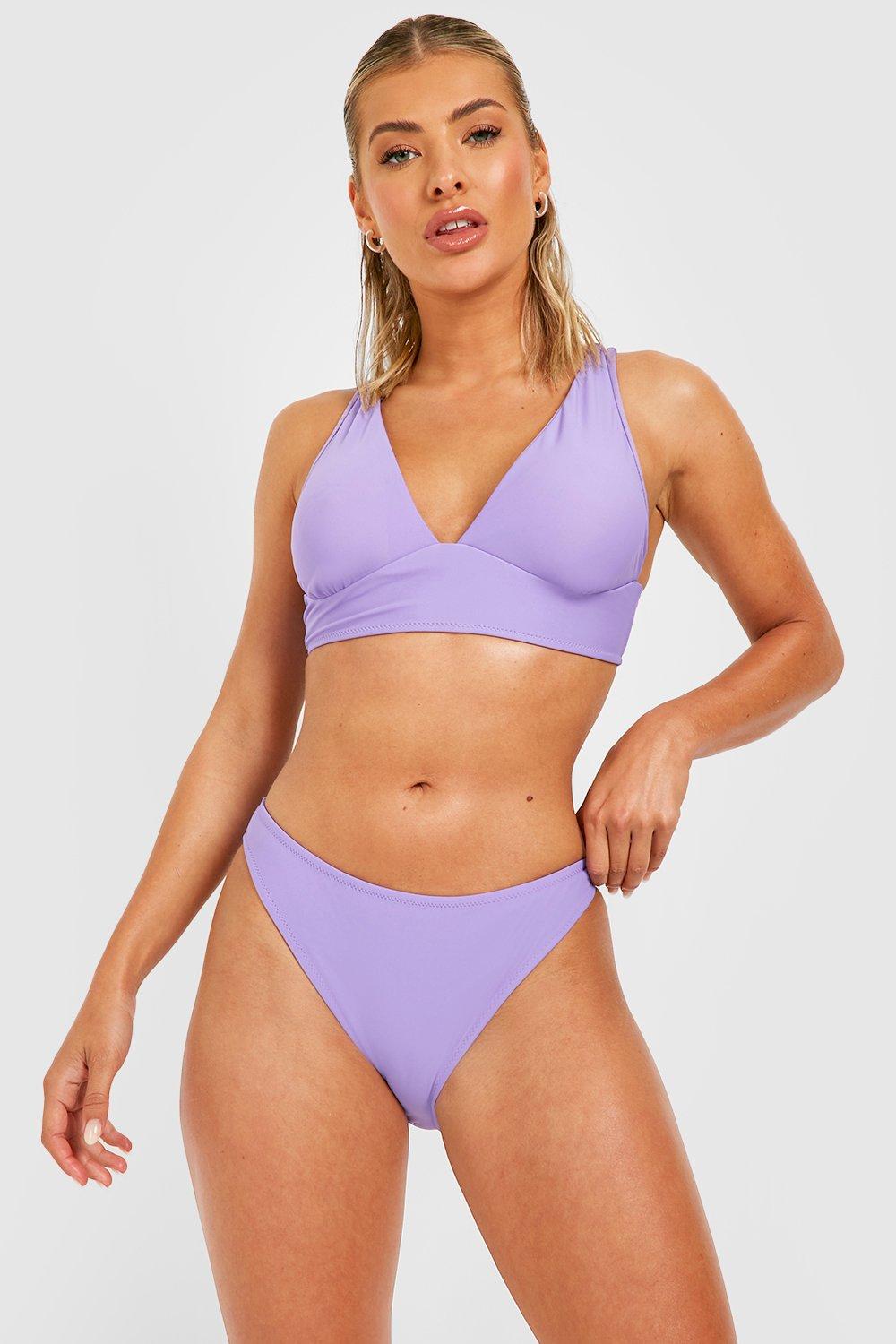 triangle top bikini set